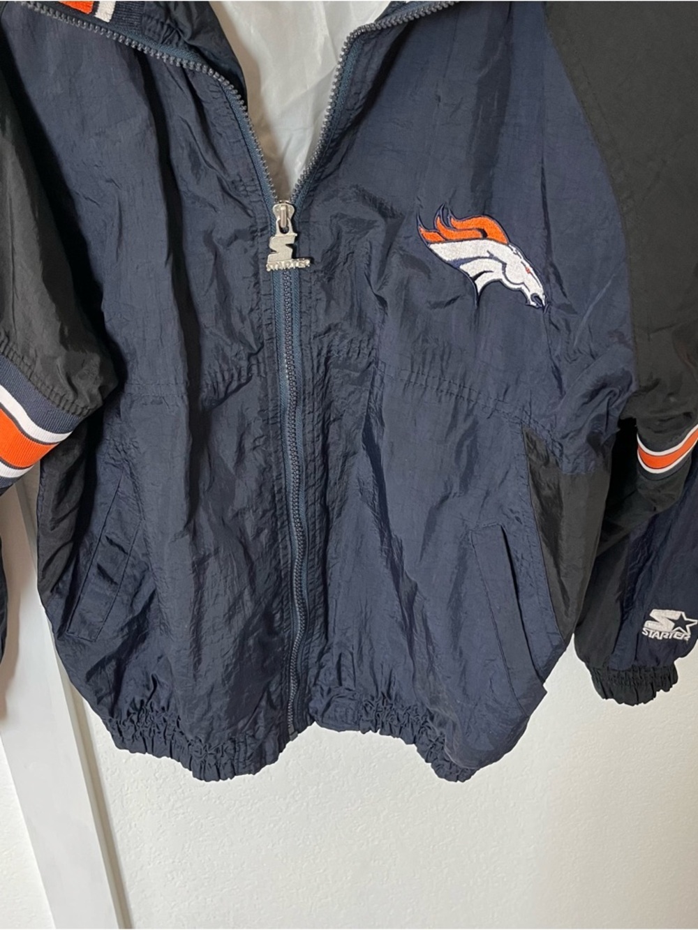Vintage Starter NFL Pro Line Men's Medium Denver Broncos Full-zip Jacket - Picture 6 of 10